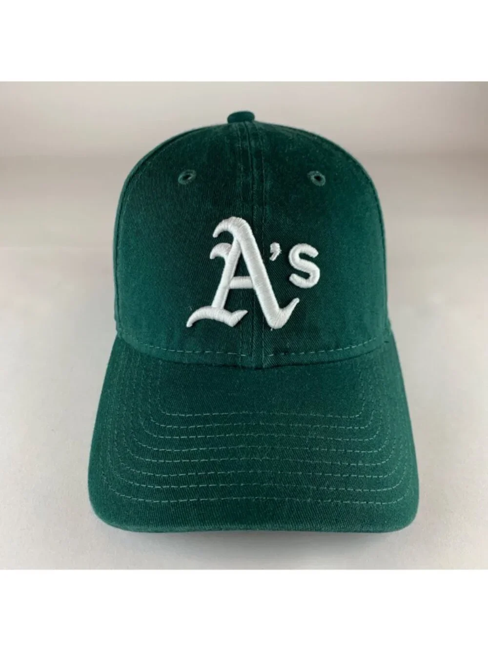 Oakland Athletics MLB Womens Green New Era 9Twenty Relaxed Fit Strapback Hat